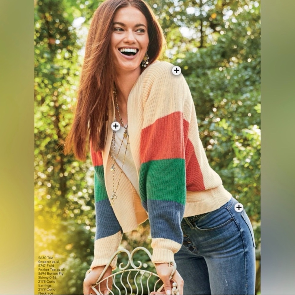 Cabi Trio Sweater 5630 Medium